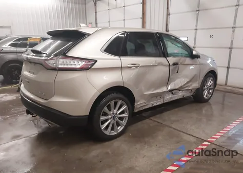 2017 Ford Edge Titanium from USA, damaged, VIN 2FMPK4K86HBB55676